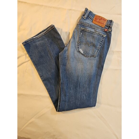 LUCKY BRAND Sweet N' Low  Boot Jeans Women's 4, 29 X 31 Lighty Distressed - Picture 3 of 4